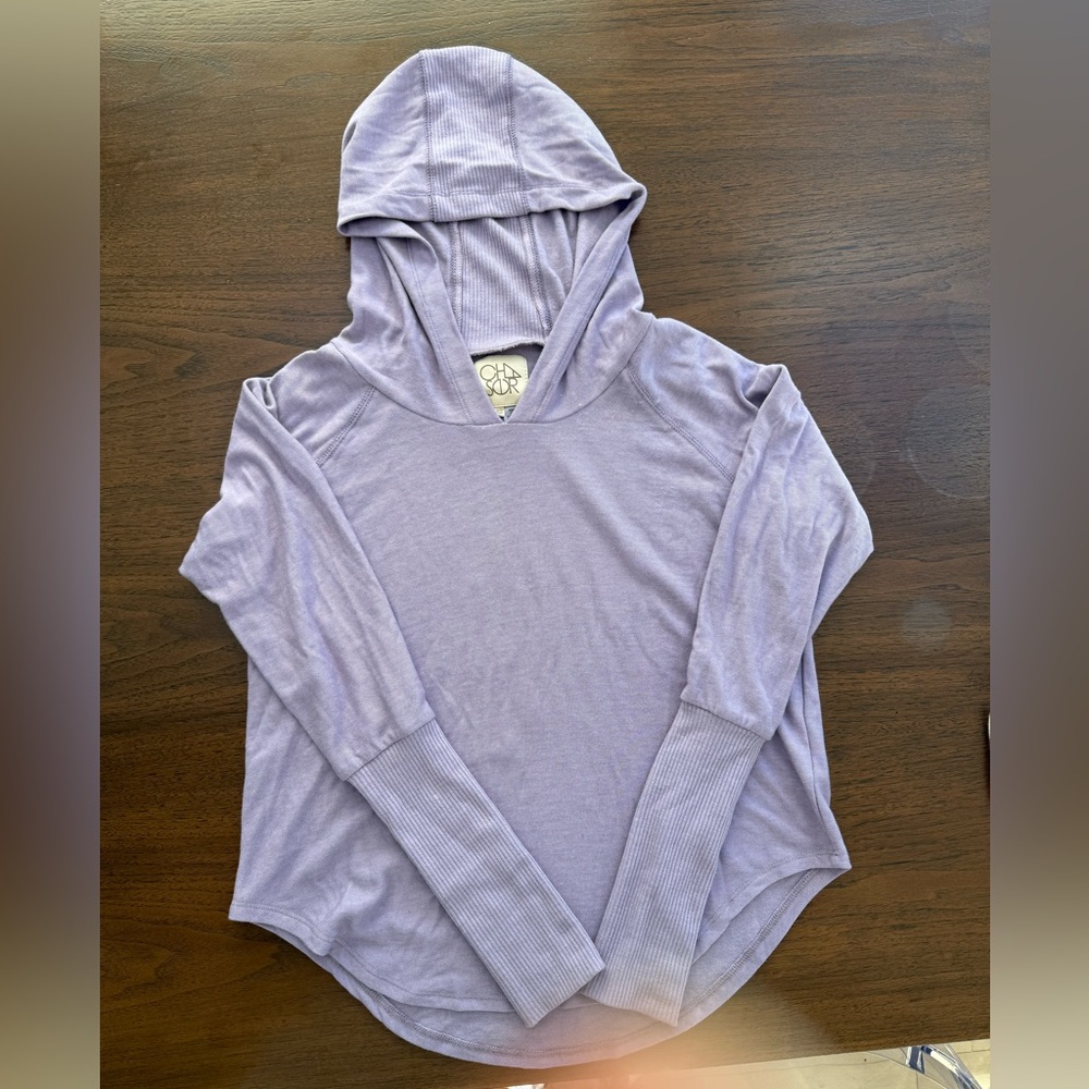 Chaser lavender sweater hoody